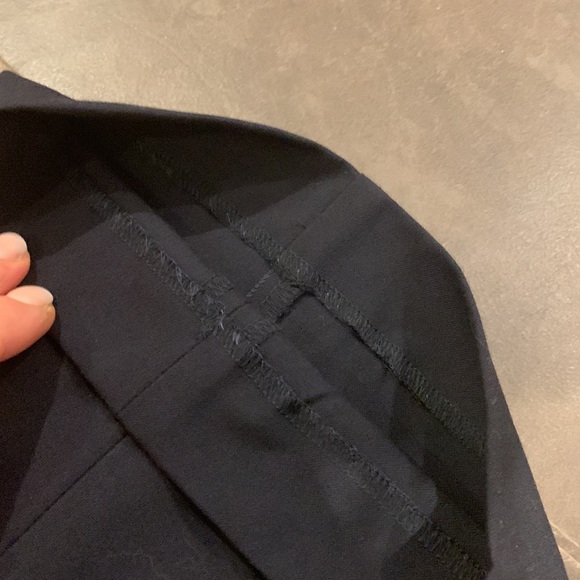 Talbots low rise navy dress pants - Picture 2 of 6